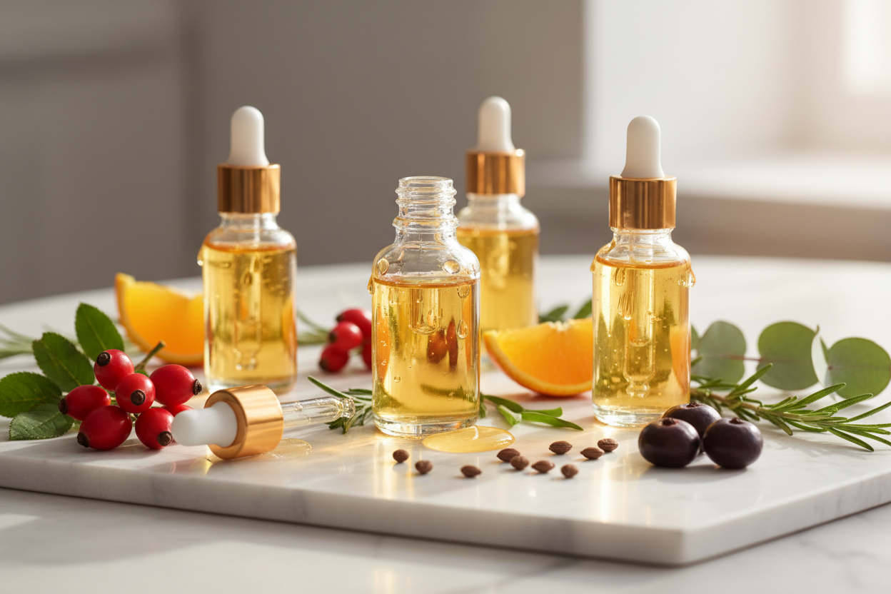 Organic Serum Flat Lay