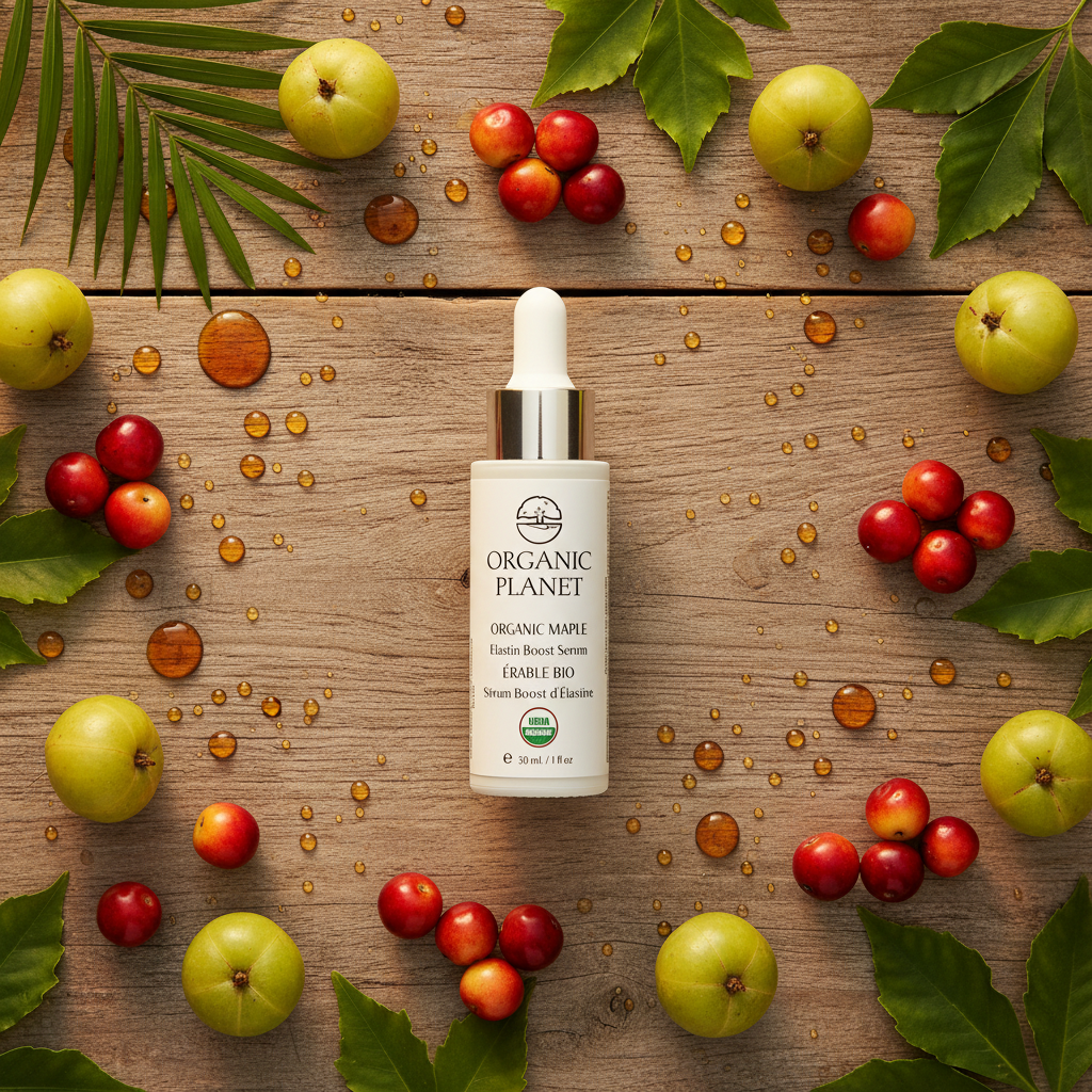 Maple Elastin - Botanical Flatlay