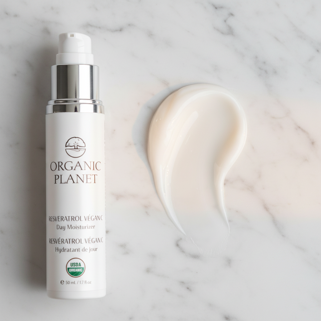 Resveratrol Vegan C Day Moisturizer – Texture Swatch